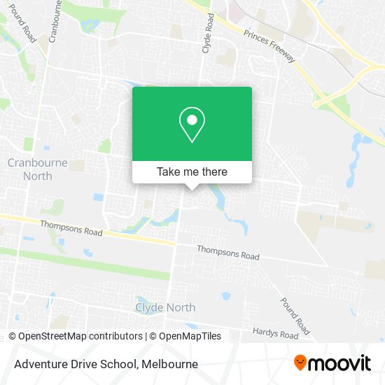 Adventure Drive School map
