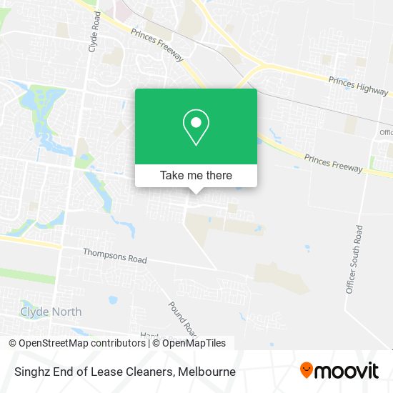Singhz End of Lease Cleaners map