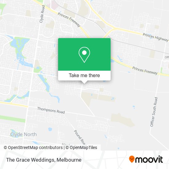 The Grace Weddings map