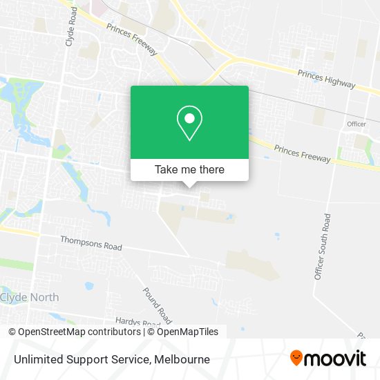 Unlimited Support Service map