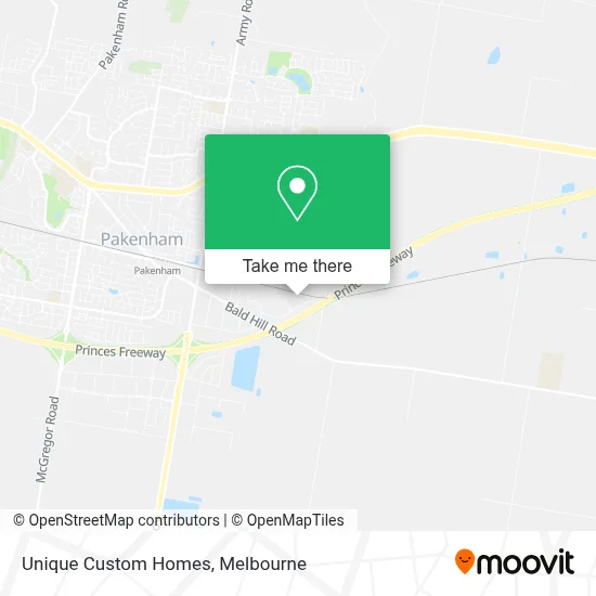 Mapa Unique Custom Homes