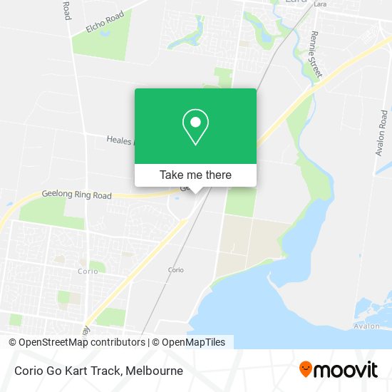 Corio Go Kart Track map