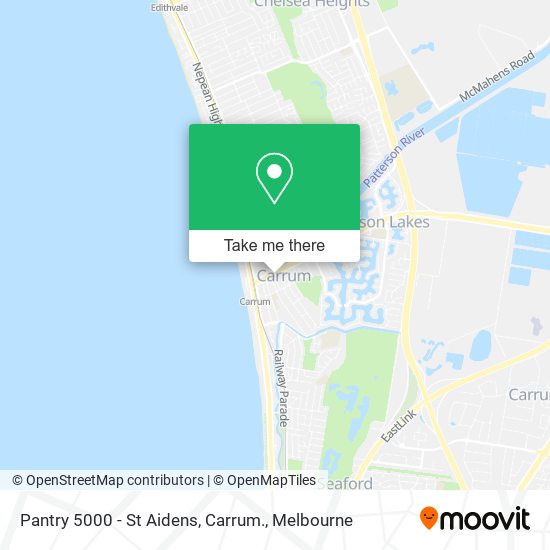 Pantry 5000 - St Aidens, Carrum. map