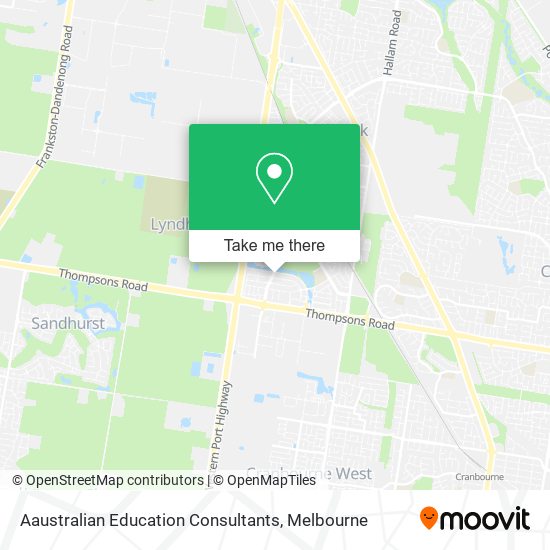 Aaustralian Education Consultants map