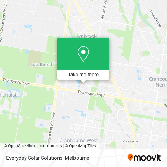 Everyday Solar Solutions map
