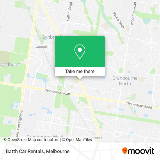 Batth Car Rentals map