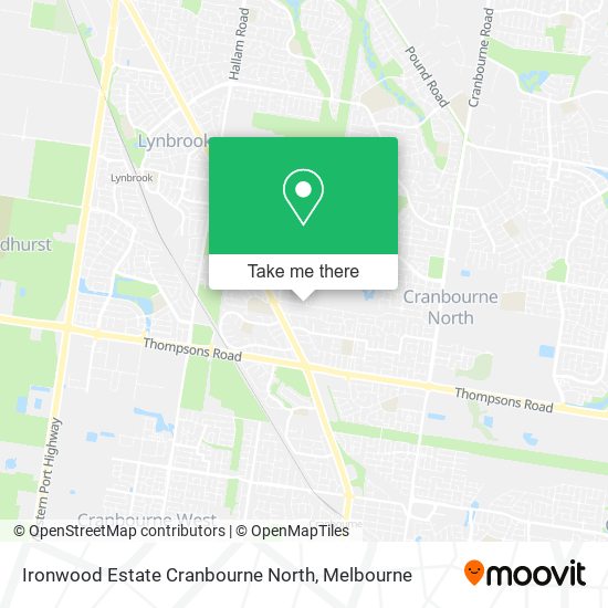 Ironwood Estate Cranbourne North map