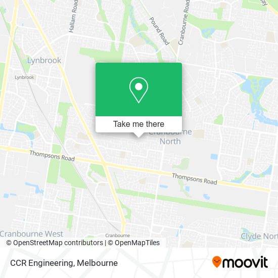 CCR Engineering map