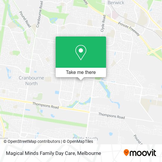 Magical Minds Family Day Care map