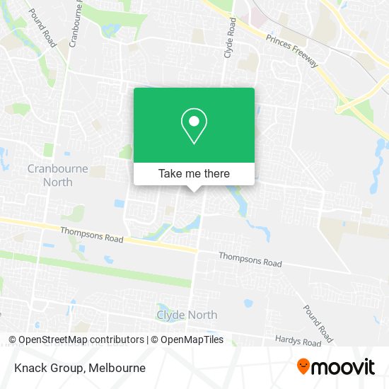 Knack Group map