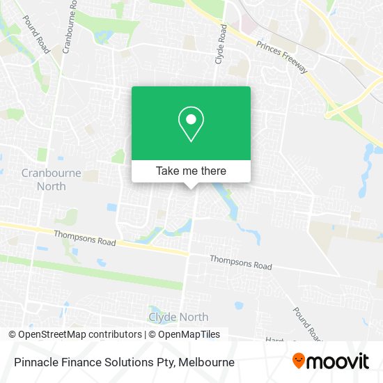 Pinnacle Finance Solutions Pty map