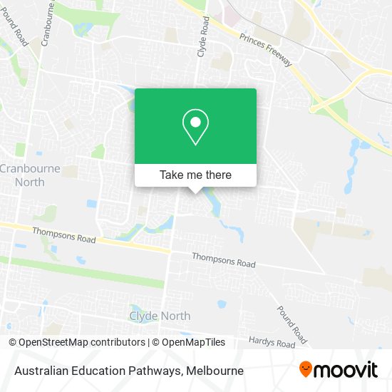 Australian Education Pathways map