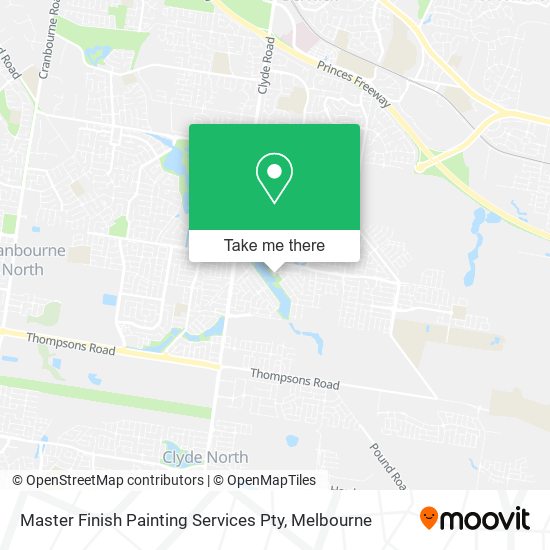 Master Finish Painting Services Pty map