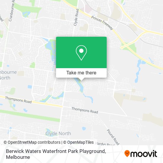Berwick Waters Waterfront Park Playground map
