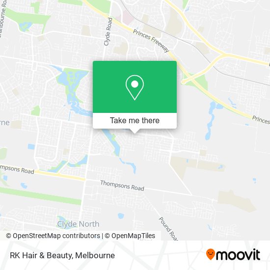 RK Hair & Beauty map
