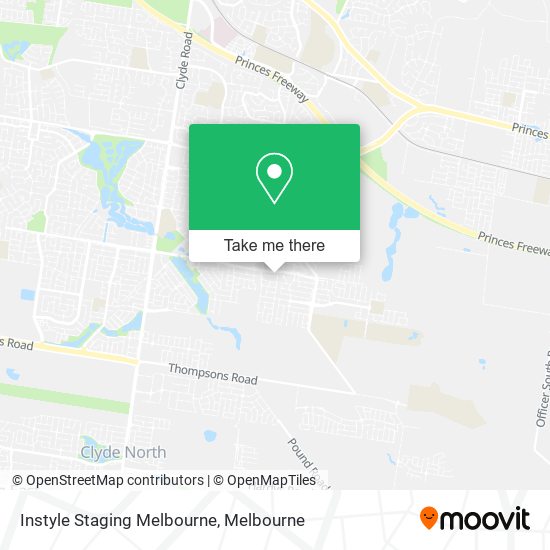 Instyle Staging Melbourne map