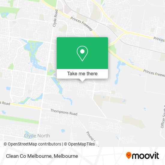 Clean Co Melbourne map
