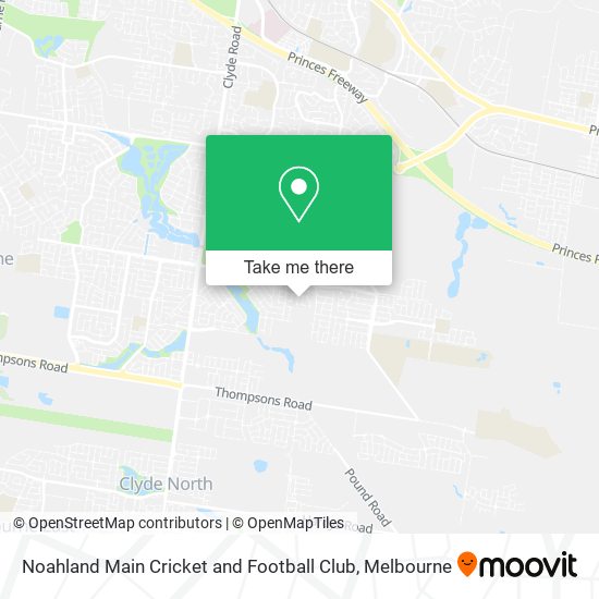 Noahland Main Cricket and Football Club map