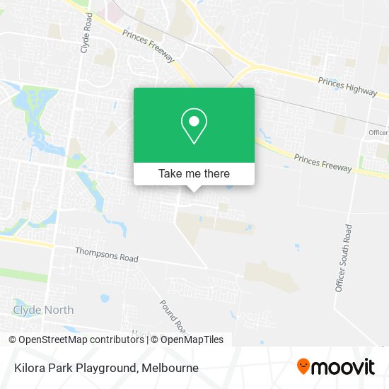 Kilora Park Playground map