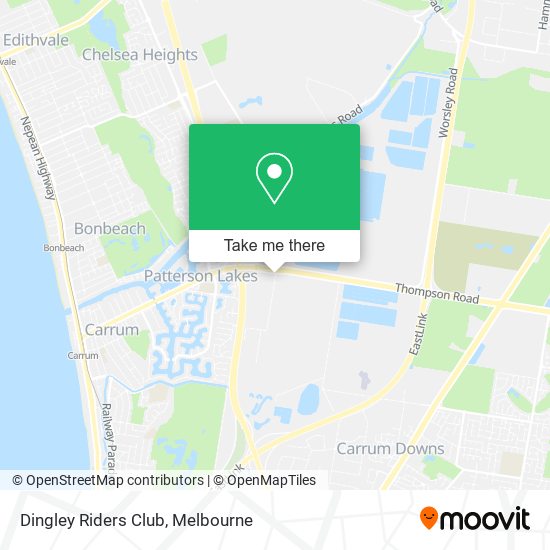 Dingley Riders Club map