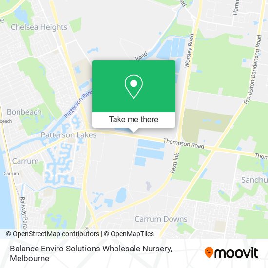 Balance Enviro Solutions Wholesale Nursery map