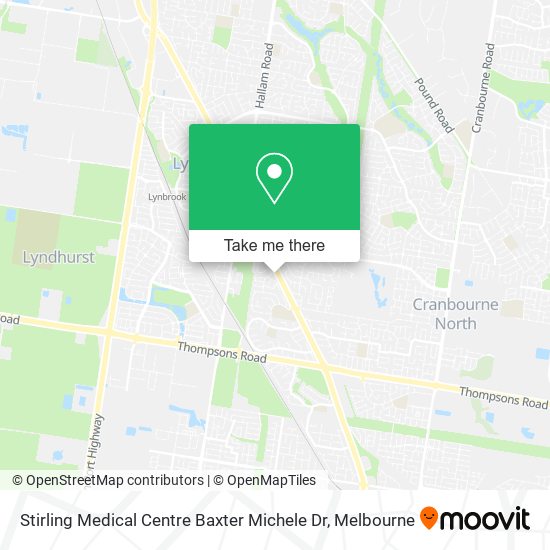 Stirling Medical Centre Baxter Michele Dr map
