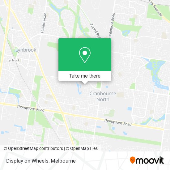 Display on Wheels map