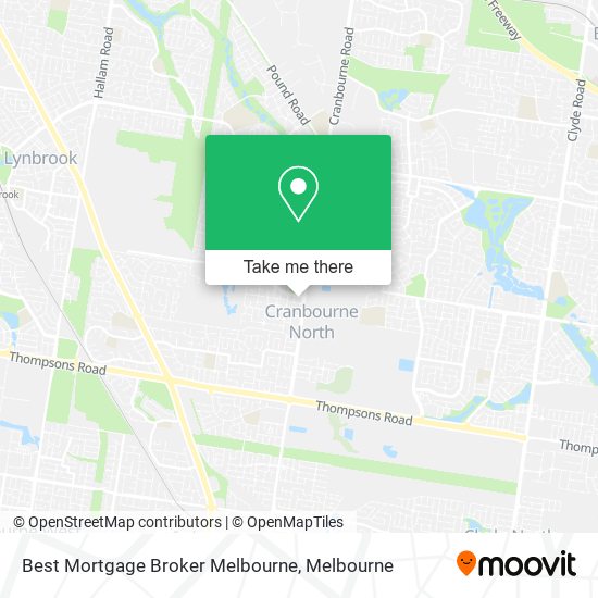 Mapa Best Mortgage Broker Melbourne