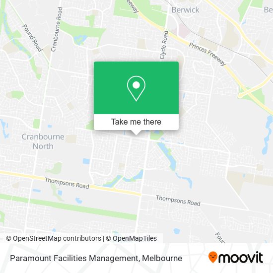 Paramount Facilities Management map