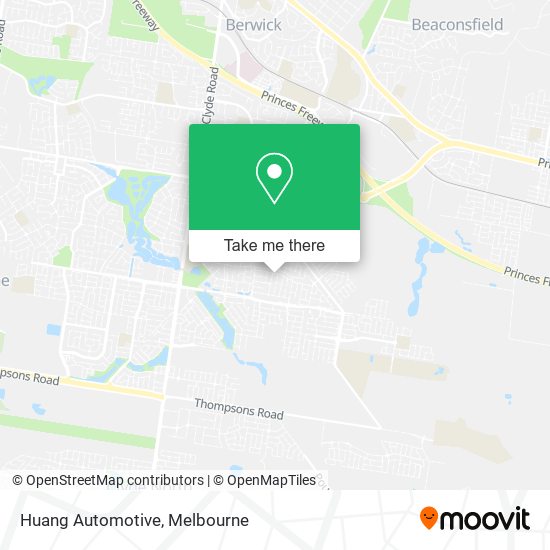 Huang Automotive map