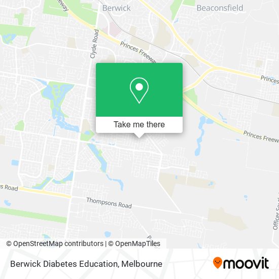 Berwick Diabetes Education map