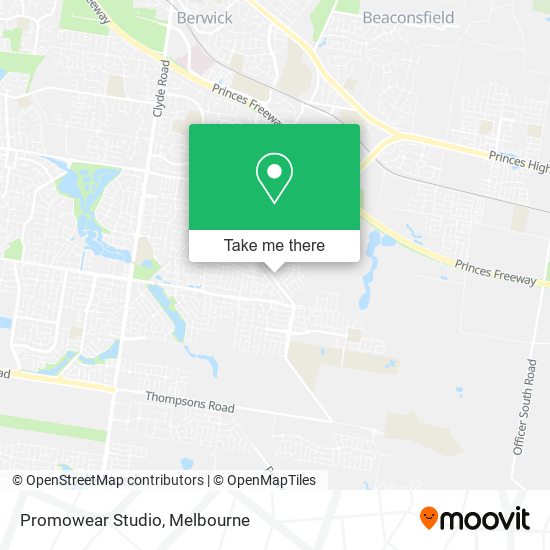 Promowear Studio map