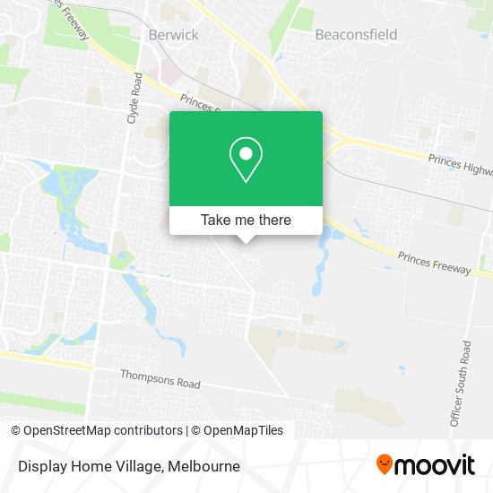 Display Home Village map