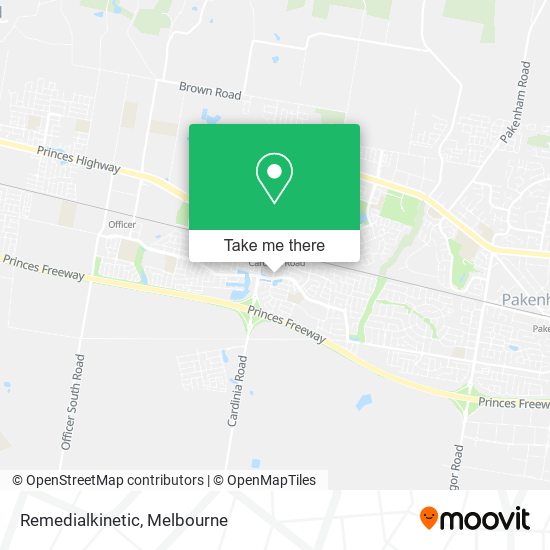 Remedialkinetic map