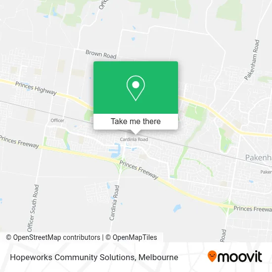 Mapa Hopeworks Community Solutions