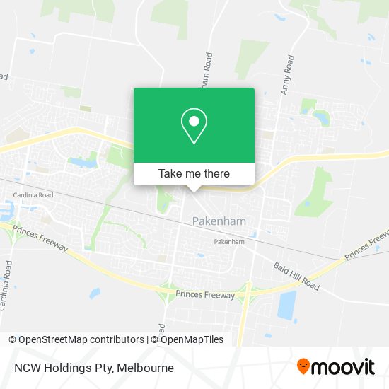 NCW Holdings Pty map