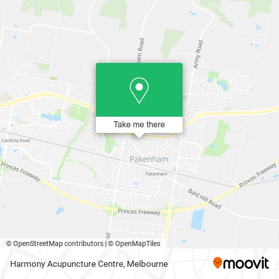Harmony Acupuncture Centre map