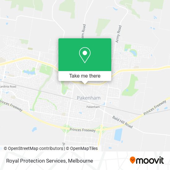 Royal Protection Services map