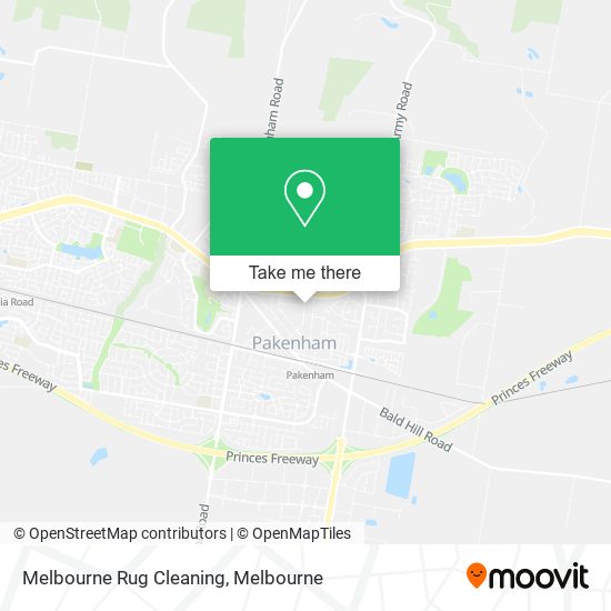 Melbourne Rug Cleaning map