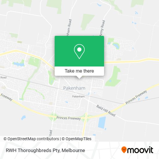 RWH Thoroughbreds Pty map