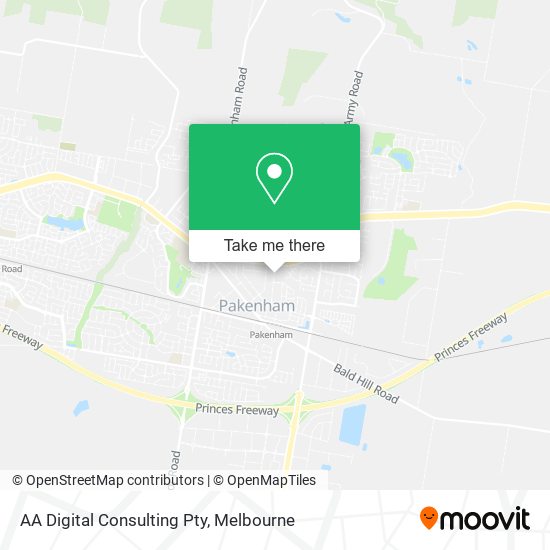 AA Digital Consulting Pty map
