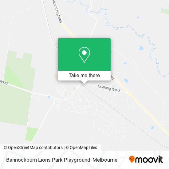 Bannockburn Lions Park Playground map