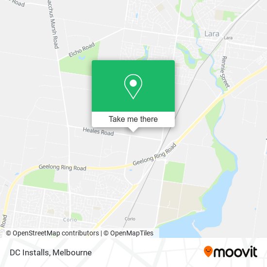 DC Installs map