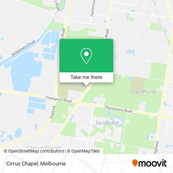 Cirrus Chapel map
