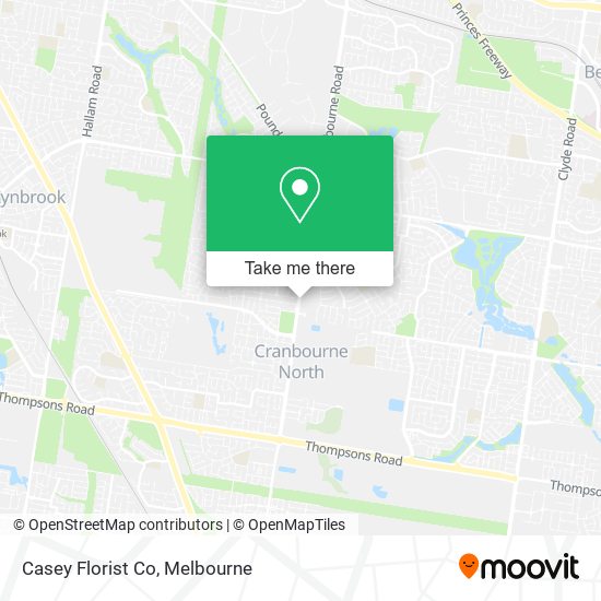 Casey Florist Co map