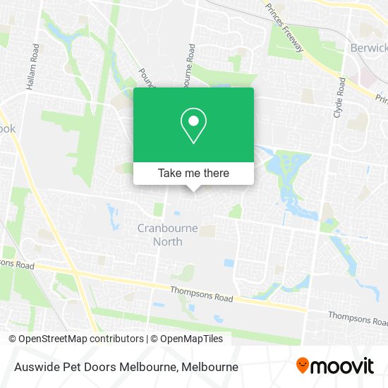 Auswide Pet Doors Melbourne map