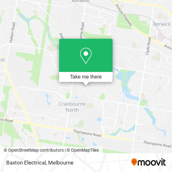 Baxton Electrical map