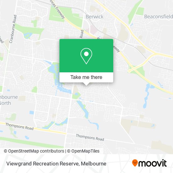 Viewgrand Recreation Reserve map