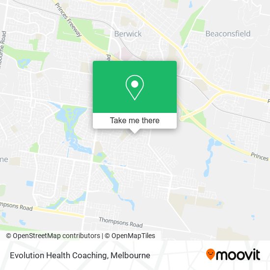 Evolution Health Coaching map