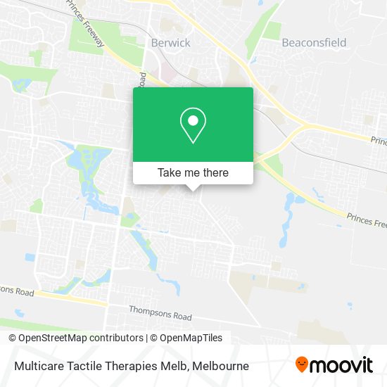 Multicare Tactile Therapies Melb map